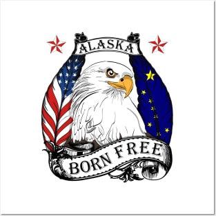 USA Alaska Eagle - Born Free Posters and Art